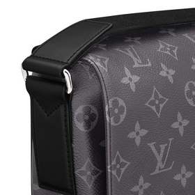 LV Monogramme Eclipse холстовая сумка-клатч с ремешком через плеч