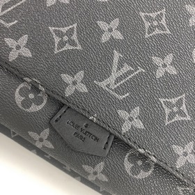 LV Модель： N40418 Черный с цветочным узором Компактная изящная 
