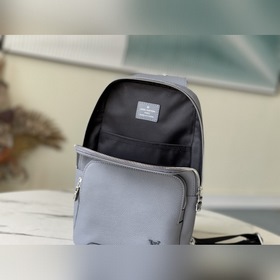 LV Модель： M30801 Серая сумка через плечо Avenue Сумка с фирменн