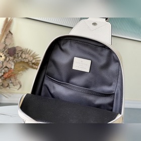 LV Модель： M30803 Белая сумка через плечо Avenue Сумка с фирменн