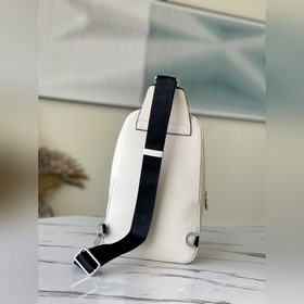 LV Модель： M30803 Белая сумка через плечо Avenue Сумка с фирменн