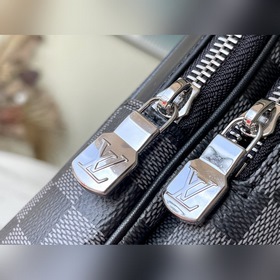 LV Модель： N46345 Черный рюкзак, поясная сумка, сумка через плеч