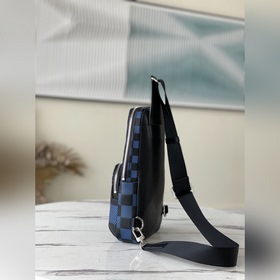 LV Модель： N50038 Синий Avenue Сумка через плечо Классические э