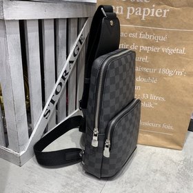 LV модель N41719 Сумка через плечо Avenue из ткани Damier Graphi