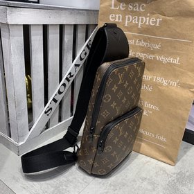 LV модель N41719 Сумка через плечо Avenue из ткани Damier Graphit