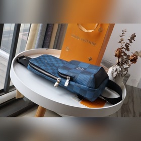 LV AVENUE Серия сумок на грудь Артикул： N40403, полностью синий
