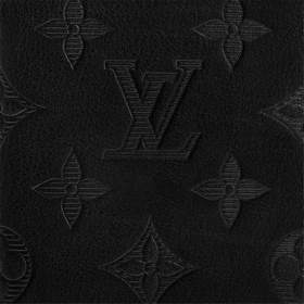LV Monogram Shadow Теленая кожа Поясная сумка с отделкой из кожи 