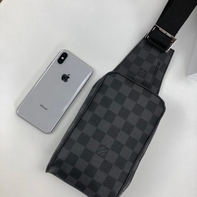 LV Модель： N51994 Черный поясной чехол  Модная сумка, названная