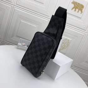 LV Модель： N51994 Черный поясной чехол  Модная сумка, названная 