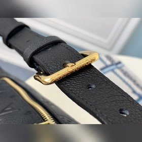 LV модель M44812 черный кожаный поясной мешок BUMBAG Модель с рис