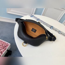 LV модель M44812 черный кожаный поясной мешок BUMBAG Модель с рис