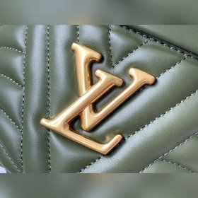 LV модель M55528 военно-зеленый поясной мешок BUMBAG С кожаной н