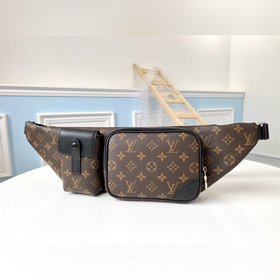 LV Модель M45337 BUMBAG Нагрудная сумка Эта поясная сумка, изгото