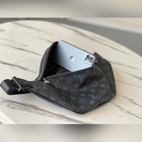 LV Модель： M44336 Черный с цветочным узором Поясная сумка Эта пр