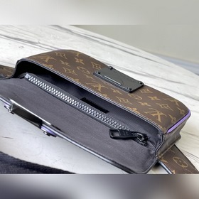 LV Модель： M45807 Фиолетовый поясной чехол Сумка оснащена магнит