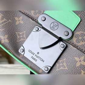 LV Модель： M45807 Зеленый поясной чемодан Сумка оснащена магнитн