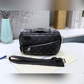 LV Модель： M42906 Поясная сумка. Уникальный дизайн с косым ремнем