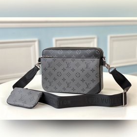 LV Модель M69443 Trio Почтовая сумка Изготовлена из ткани Monogra