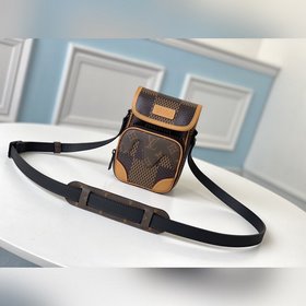 LV Модель N40357 Nano Amazone Почтовая сумка Вирджил Абло в сотру