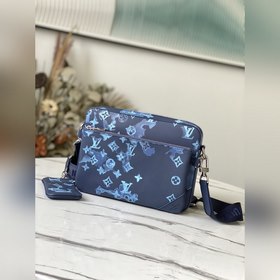 LV Артикул： M57840 Сумка Trio Сумка с зернистой кожей, пропитан