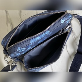 LV Артикул： M57840 Сумка Trio Сумка с зернистой кожей, пропитан