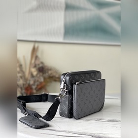 LV Артикул： M69443 Почтовая сумка Изготовлена из канваса и канва