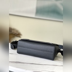 LV Модель： M30807 Черный Новая сумка-почтальон New Flap Тонкая т