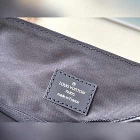 LV Артикул： M45271 Черный с цветочным узором Мужская сумка-почта