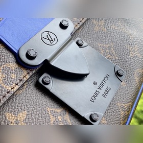 LV Артикул： M45863  S Lock Почтовая сумка Изготовлена из ткани