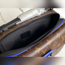 LV Артикул： M45863  S Lock Почтовая сумка Изготовлена из ткани 