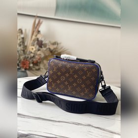 LV Артикул： M45863  S Lock Почтовая сумка Изготовлена из ткани 