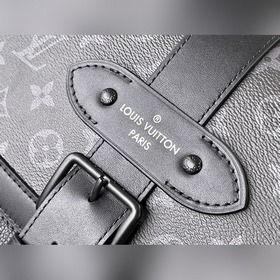 LV Модель： M45911 Черный с цветочным узором Сумка-почтальон Дан