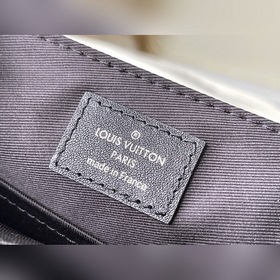 LV Артикул： M46255 Черный с цветочным узором, небольшая сумка-по