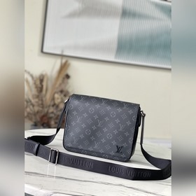 LV Артикул： M46255 Черный с цветочным узором, небольшая сумка-по