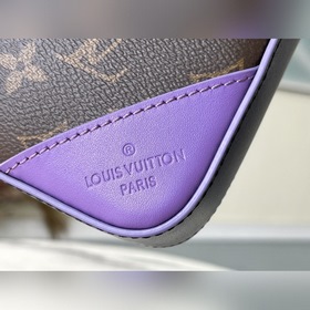 LV Модель： M46266 Фиолетовая сумка Trio Сумка из прочной ткани M