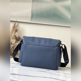 LV Модель： M58494 Синий  Почтовая сумка Trunk Изготовлена из ко