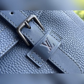 LV Модель： M58494 Синий  Почтовая сумка Trunk Изготовлена из ко