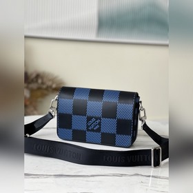 LV Модель： N50037 Синяя сумка Studio с клапаном Выделяйтесь с п