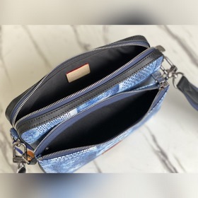 LV Артикул： N50068 Синяя клетка Trio Почтальон Тенденция Damier 