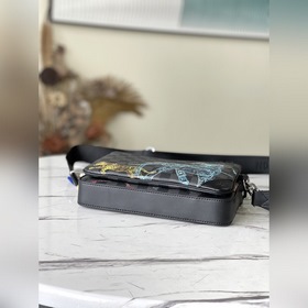 LV Артикул： N58040  Trio Почтовая сумка На поверхностиз канваса
