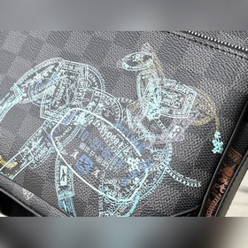 LV Артикул： N58040  Trio Почтовая сумка На поверхностиз канваса