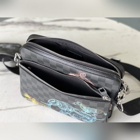 LV Артикул： N58040  Trio Почтовая сумка На поверхностиз канваса