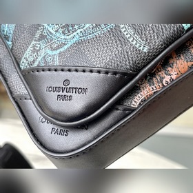 LV Артикул： N58040  Trio Почтовая сумка На поверхностиз канваса
