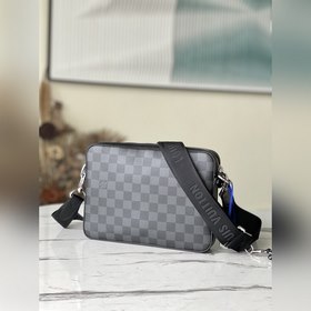 LV Артикул： N58040  Trio Почтовая сумка На поверхностиз канваса