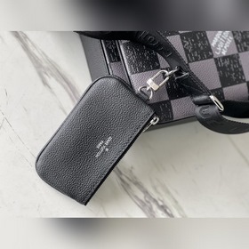 LV Модель： N80401 Почтовая сумка из кожи с шахматным узором Лег