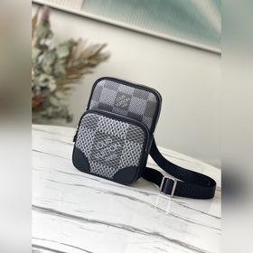 LV Модель： N20207 Черный NANO AMAZON Почтовая сумка Изготовлена