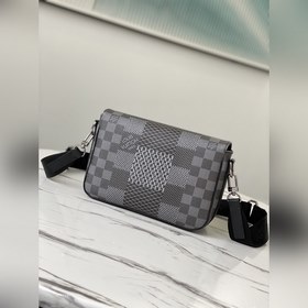 LV Модель： N50013 Цвет： графитовый Сумка Studio Изготовлена из