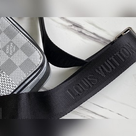 LV Модель： N50014 Серебристо-белая сумка-почтальон Studio Изгото