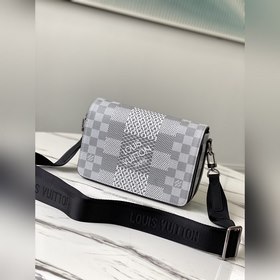 LV Модель： N50014 Серебристо-белая сумка-почтальон Studio Изгото