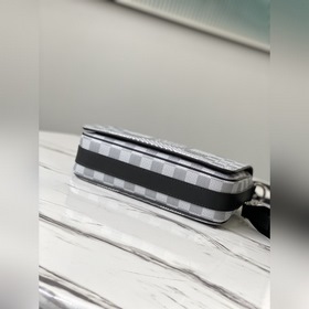 LV Модель： N50014 Серебристо-белая сумка-почтальон Studio Изгото